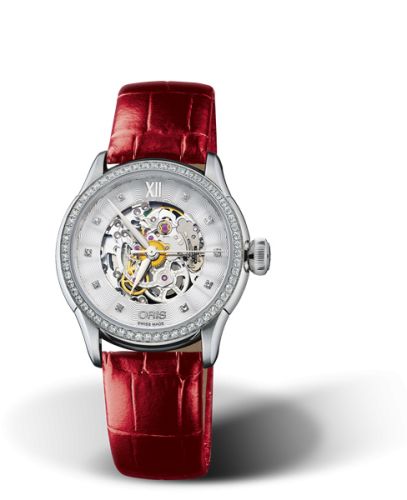 Oris Artelier Skeleton 31 Diamonds Stainless Steel - Diamond 01 560 7604 4919-07 5 16 66FC