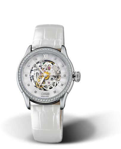 Oris Artelier Skeleton 31 Diamonds Stainless Steel - Diamond 01 560 7604 4919-07 5 16 67FC