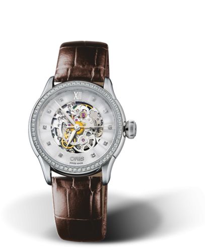 Oris Artelier Skeleton 31 Diamonds Stainless Steel - Diamond 01 560 7604 4919-07 5 16 70FC