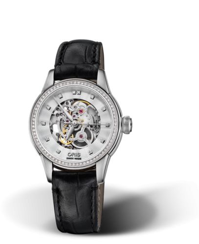 Oris Artelier Skeleton 31 Diamonds Stainless Steel - Diamond 01 560 7687 4919-07 5 14 60FC