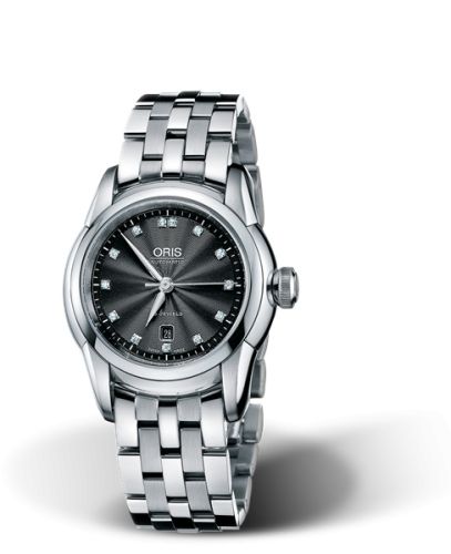 Oris Artelier Date Diamonds 31 Stainless Steel / Black / Bracelet 01 561 7548 4094-07 8 16 71