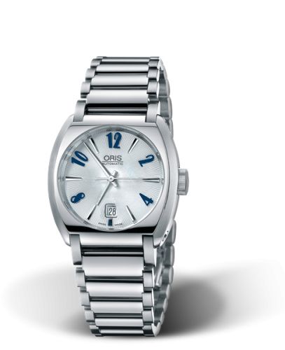 Oris Frank Sinatra Lady Date Stainless Steel / Silver / Bracelet 01 561 7573 4061-07 8 14 72