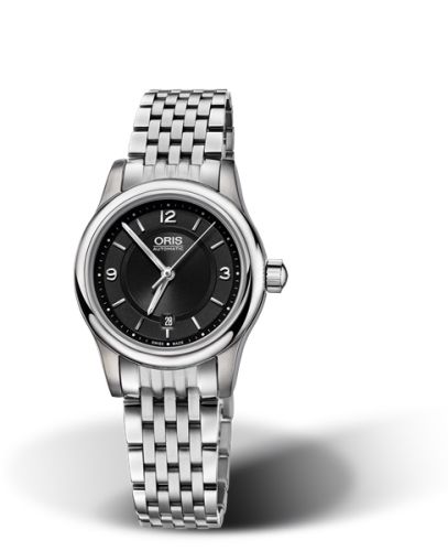Oris Classic Date Lady 28.5 Stainless Steel / Black / Bracelet 01 561 7650 4034-07 8 14 61
