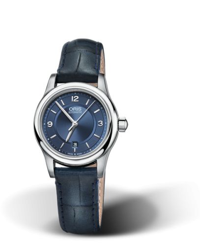 Oris Classic Date Lady 28.5 Stainless Steel / Blue 01 561 7650 4035-07 5 14 85