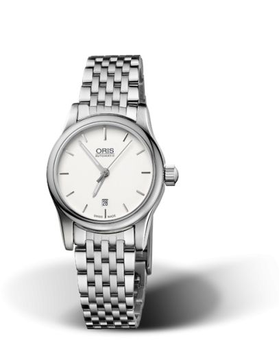 Oris Classic Date Lady 28.5 Stainless Steel / Silver / Bracelet 01 561 7650 4051-07 8 14 61