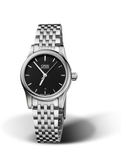 Oris Classic Date Lady 28.5 Stainless Steel / Black / Bracelet 01 561 7650 4054-07 8 14 61