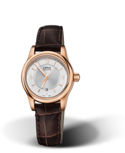 Oris Classic Date Lady 28.5 Rose Gold / Silver 01 561 7650 4831-07 6 14 10