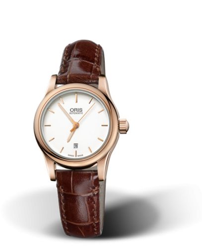 Oris Classic Date Lady 28.5 Rose Gold / Silver 01 561 7650 4851-07 6 14 10