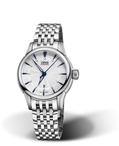 Oris Artelier Date Diamonds 31 Stainless Steel / Silver / Bracelet 01 561 7687 4031-07 8 14 77