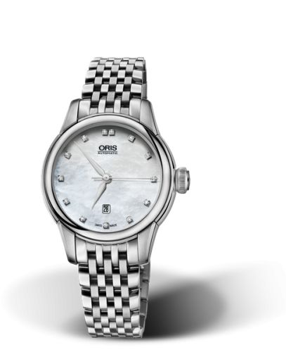 Oris Artelier Date Diamonds 31 Stainless Steel / MOP / Bracelet 01 561 7687 4091-07 8 14 77