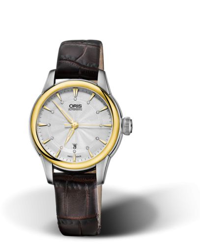 Oris Artelier Date Diamonds 31 Stainless Steel - Yellow Gold / Silver 01 561 7687 4351-07 5 14 70FC