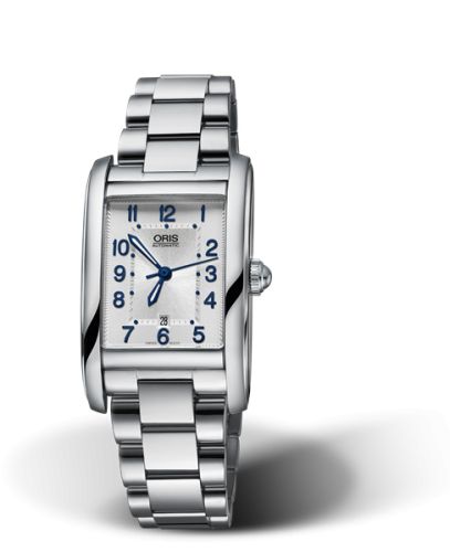 Oris Rectangular Date 25 Stainless Steel / Silver - Arabic 01 561 7692 4031-07 8 18 20