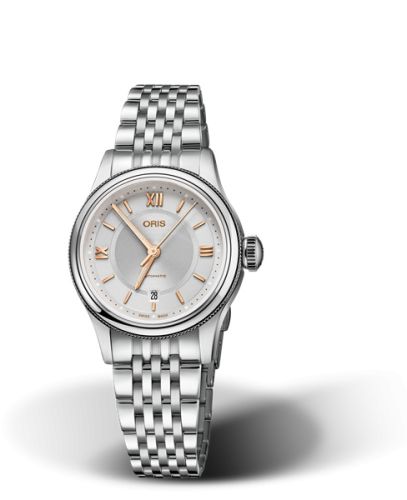 Oris Classic Date Lady 28.5 Stainless Steel / Silver / Bracelet 01 561 7718 4071-07 8 14 10