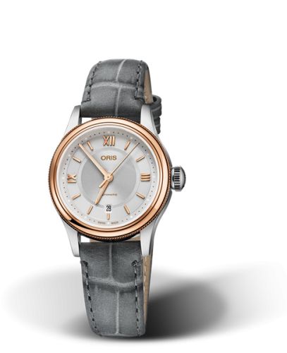 Oris Classic Date Lady 28.5 Stainless Steel - Rose Gold / Silver 01 561 7718 4371-07 5 14 33