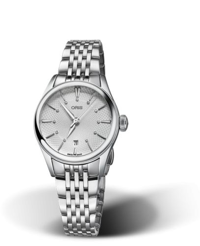 Oris Artelier Date Diamonds 28 Stainless Steel / Silver / Bracelet 01 561 7722 4051-07 8 14 79