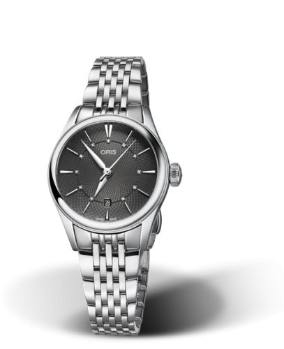 Oris Artelier Date Diamonds 28 Stainless Steel / Grey / Bracelet 01 561 7722 4053-07 8 14 79