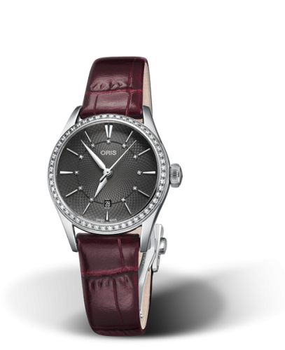 Oris Artelier Date Diamonds 28 Stainless Steel - Diamond / Grey 01 561 7722 4953-07 5 14 63FC