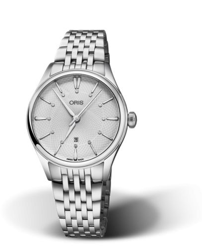 Oris Artelier Date Diamonds 33 Stainless Steel / Silver / Bracelet 01 561 7724 4051-07 8 17 79