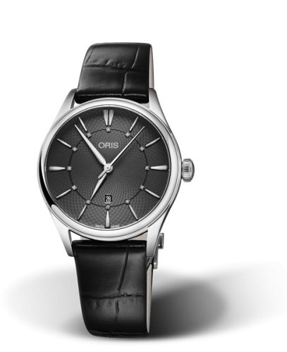 Oris Artelier Date Diamonds 33 Stainless Steel / Grey 01 561 7724 4053-07 5 17 64FC