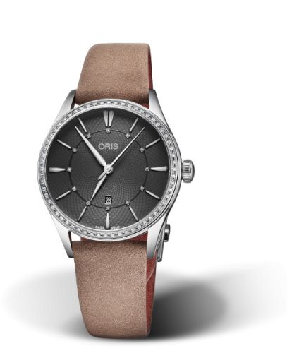 Oris Artelier Date Diamonds 33 Stainless Steel - Diamond / Grey 01 561 7724 4953-07 5 17 33FC