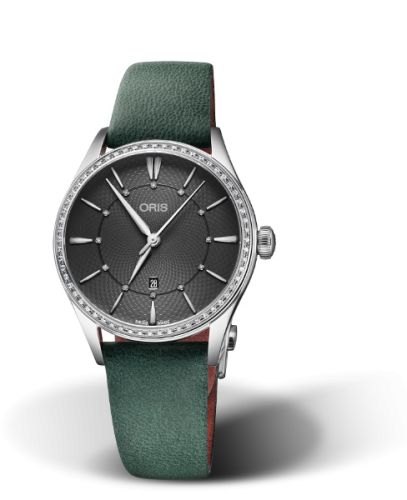 Oris Artelier Date Diamonds 33 Stainless Steel - Diamond / Grey 01 561 7724 4953-07 5 17 35FC