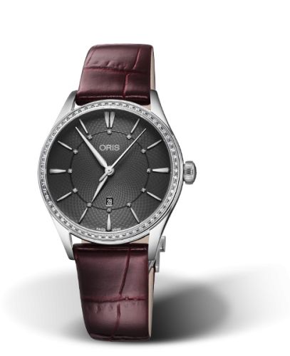 Oris Artelier Date Diamonds 33 Stainless Steel - Diamond / Grey 01 561 7724 4953-07 5 17 63FC