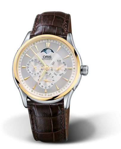 Oris Artelier Complication 40 Stainless Steel - Yelllow Gold / Silver 01 581 7592 4351-07 5 21 70FC