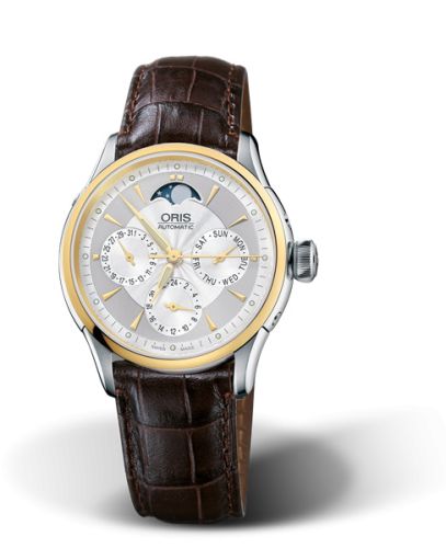 Oris Artelier Complication 35 Stainless Steel - Yellow Gold / Silver 01 581 7606 4351-07 5 18 70FC
