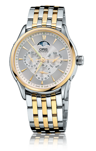 Oris Artelier Complication 40 Stainless Steel - Yellow Gold / Silver / Bracelet 01 582 7592 4351-07 8 21 74