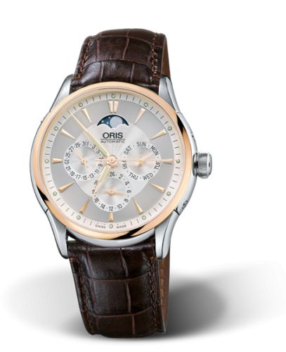Oris Artelier Complication 40 Stainless Steel - Rose Gold / Silver 01 582 7592 6351-07 5 21 70FC