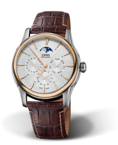 Oris Artelier Complication 40.5 Stainless Steel - Rose Gold / Silver 01 582 7689 6351-07 1 21 73FC