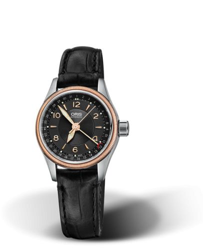 Oris Big Crown Pointer Date 29 Stainless Steel - Rose Gold / Black 01 594 7680 4334-07 5 14 76FC