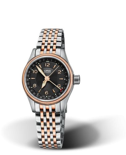 Oris Big Crown Pointer Date 29 Stainless Steel - Rose Gold / Black / Bracelet 01 594 7680 4334-07 8 14 32