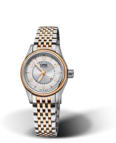 Oris Big Crown Pointer Date 29 Stainless Steel - Rose Gold / Silver / Bracelet 01 594 7680 4361-07 8 14 32