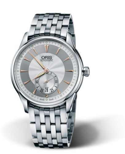 Oris Artelier Small Second Date 40 Stainless Steel / Silver / Bracelet 01 623 7582 4051-07 8 21 73