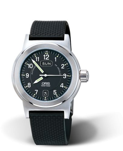 Oris BC3 Day Date 40 Stainless Steel / Black / Rubber 01 635 7500 4164-07 4 20 10