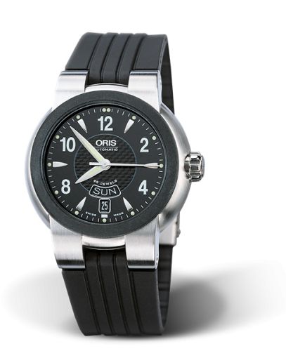 Oris TT1 Day Date Stainless Steel - Rubber / Black / Rubber 01 635 7518 4464-07 4 24 14