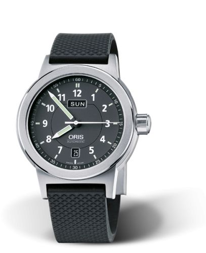 Oris BC3 Day Date 42 Stainless Steel / Black / Rubber 01 635 7534 4164-07 4 20 10