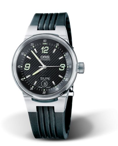Oris WilliamsF1 Team Day Date 40.5 Stainless Steel / Black / Rubber 01 635 7560 4164-07 4 25 01