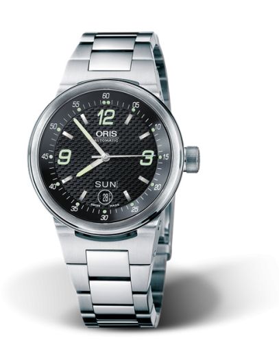 Oris WilliamsF1 Team Day Date 40.5 Stainless Steel / Black / Bracelet 01 635 7560 4164-07 8 25 01