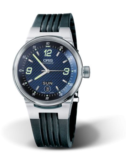 Oris WilliamsF1 Team Day Date 40.5 Stainless Steel / Blue / Rubber 01 635 7560 4165-07 4 25 01