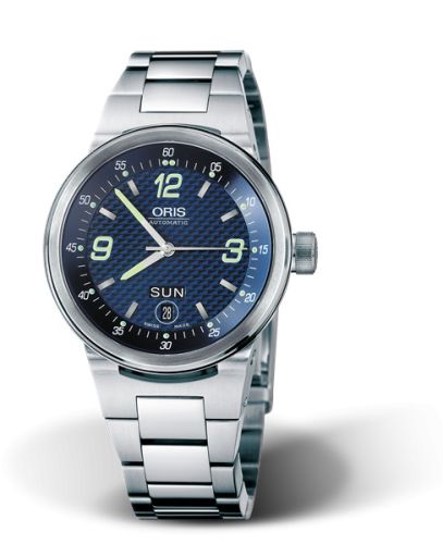 Oris WilliamsF1 Team Day Date 40.5 Stainless Steel / Blue / Bracelet 01 635 7560 4165-07 8 25 01