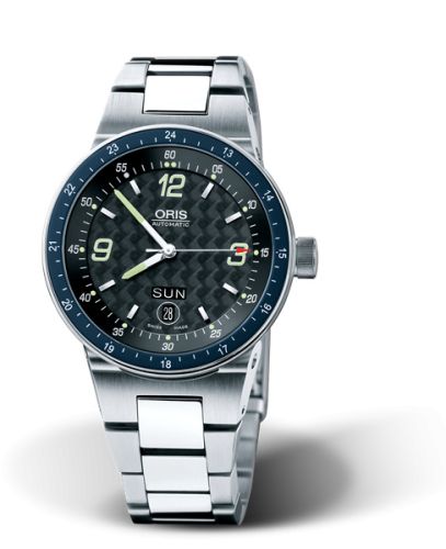 Oris WilliamsF1 Team Day Date 42 Stainless Steel / Black / Bracelet 01 635 7595 4164-07 8 25 01
