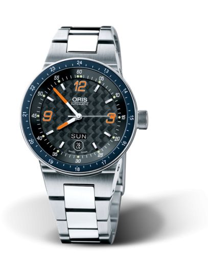 Oris WilliamsF1 Team Day Date 42 Stainless Steel / Black - Rubber / Bracelet 01 635 7595 4194-07 8 25 01