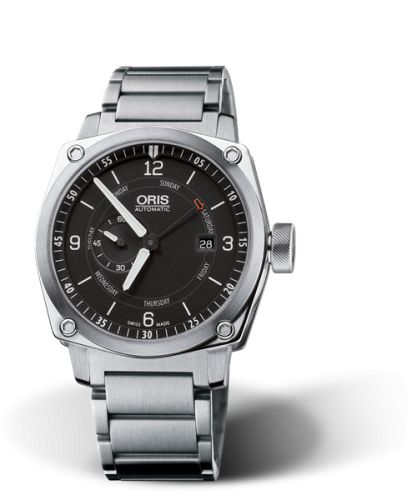 Oris BC4 Small Second Pointer Day Stainless Steel / Black / Bracelet 01 645 7617 4174-07 8 22 58