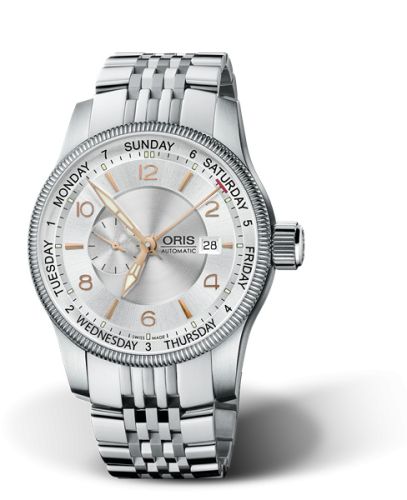 Oris Big Crown Small Second Pointer Day Stainless Steel / Silver / Bracelet 01 645 7629 4061-07 8 22 76