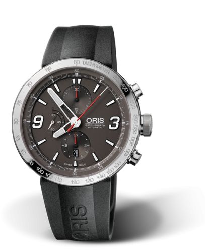 Oris TT1 Chronograph Stainless Steel / Grey / Rubber 01 674 7659 4163-07 4 25 06