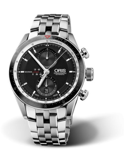 Oris Artix GT Chronograph Stainless Steel - Ceramic / Black / Bracelet 01 674 7661 4154-07 8 22 85