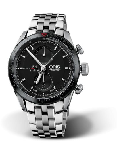 Oris Artix GT Chronograph Stainless Steel - Ceramic / Black / Bracelet 01 674 7661 4434-07 8 22 85