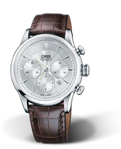 Oris Artelier Chronograph 43.5 Stainless Steel / Silver 01 676 7603 4051-07 5 22 70FC